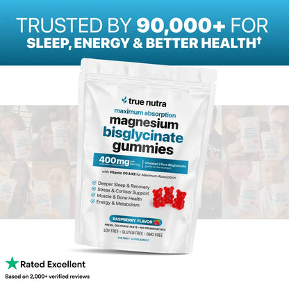 [First Order One-Time Bonus] Magnesium Bisglycinate Gummies